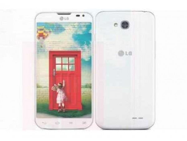 LG GSM telefon D405n L90, bel + Novi zaščitni TPU ovitek prosojen / Rabljeno